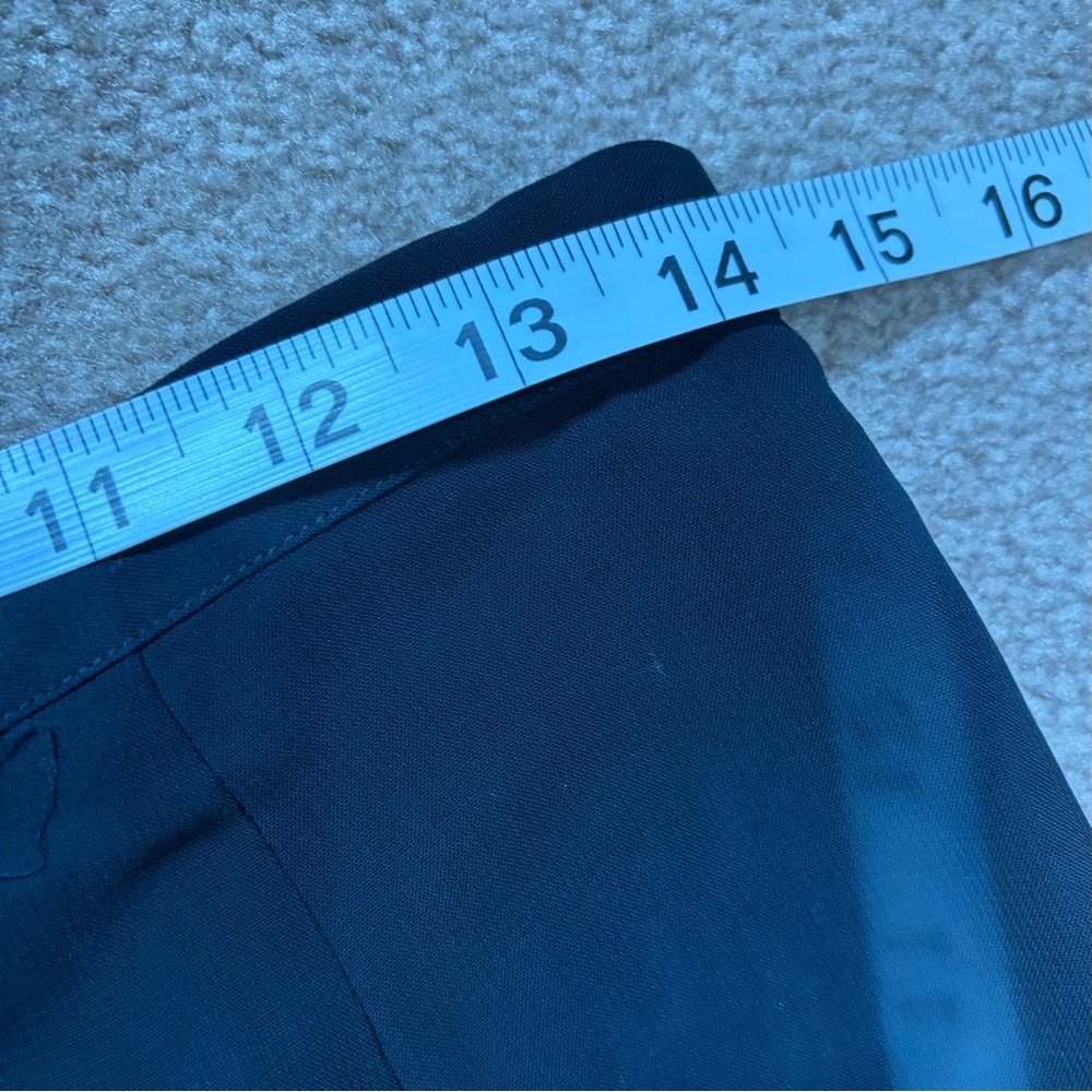 Women's Black Wide-Leg Split Palazzo Pants - Picture 8 of 10